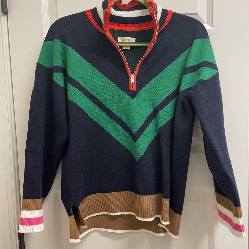 Varsity sweater Anthropologie
